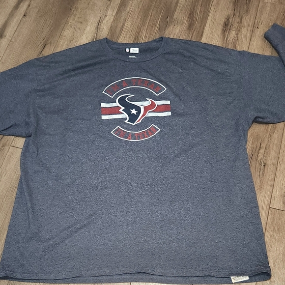 Vintage Houston Texans NFL Football- 2002 Longsleeve Shirt Size 3X - Picture 1 of 6